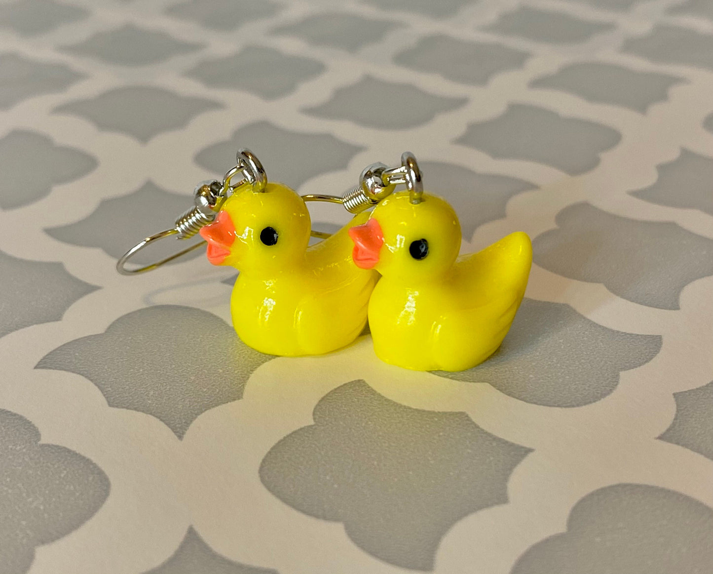 Duck Dangling Earrings