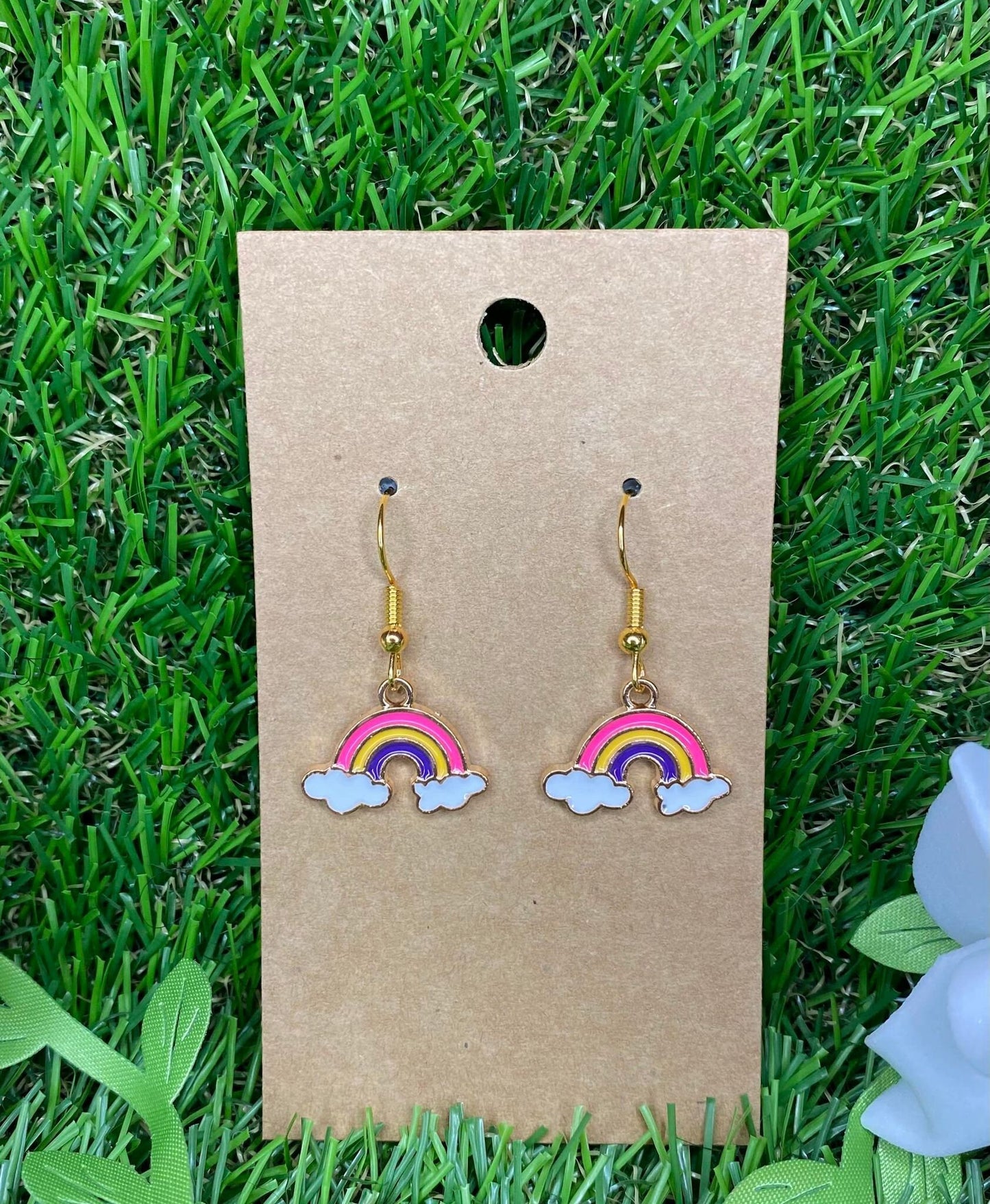 Cute Rainbow Dangle Earrings