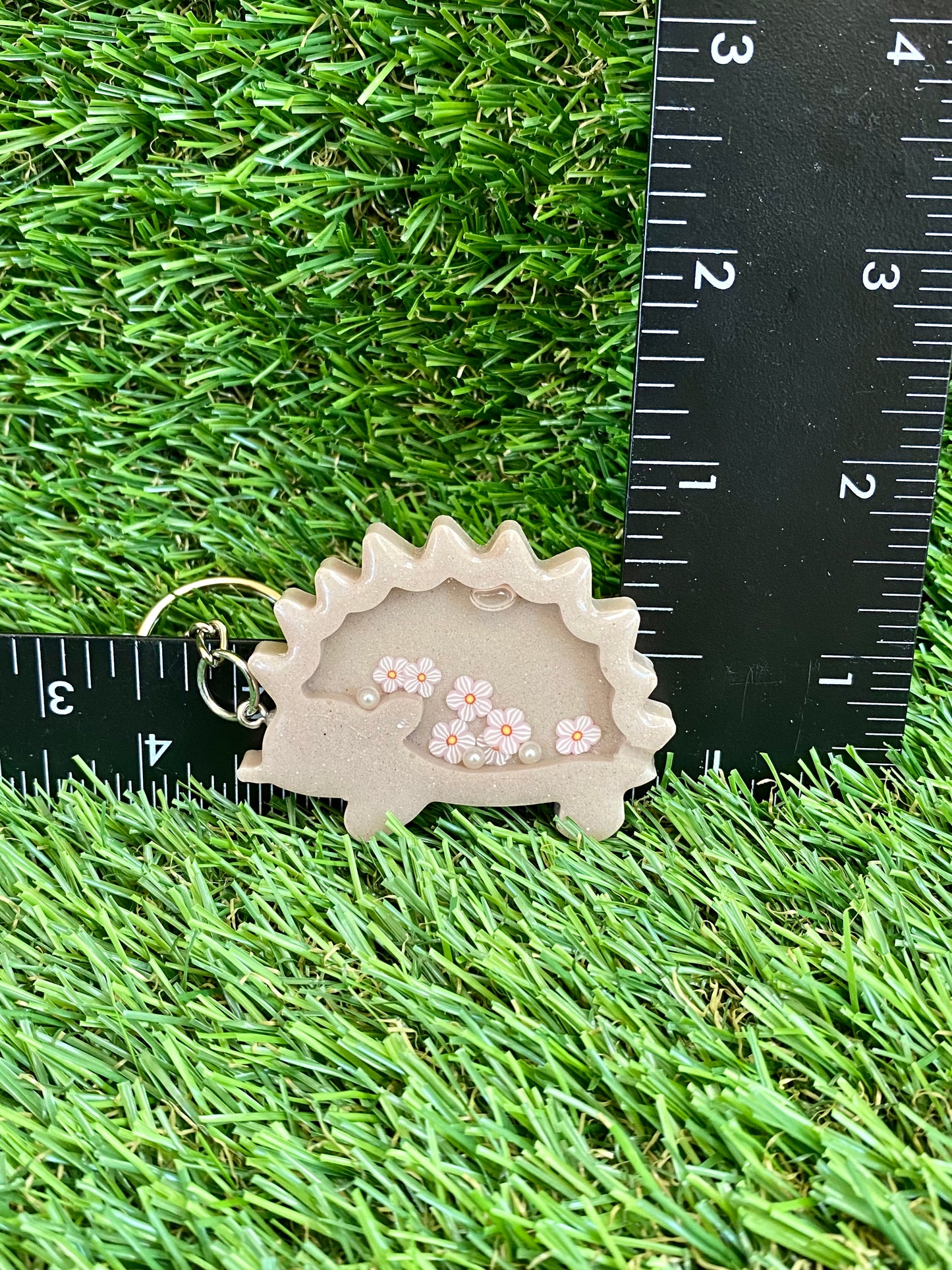 Little Baby Hedgehog Shaker Keychain
